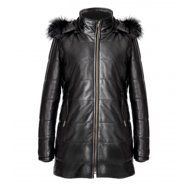 zerimar shoes Parka con capucha de zorro modelo PEPPER Última moda