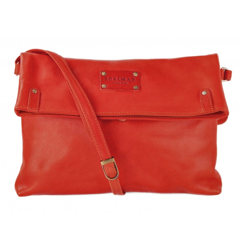 zerimar shoes Bolso de piel con solapa y doble imán EKKO 29x20x4 cm 2025