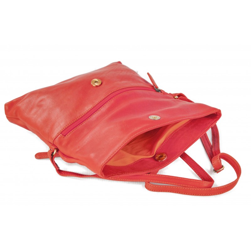 zerimar shoes Bolso de piel con solapa y doble imán EKKO 29x20x4 cm 2025