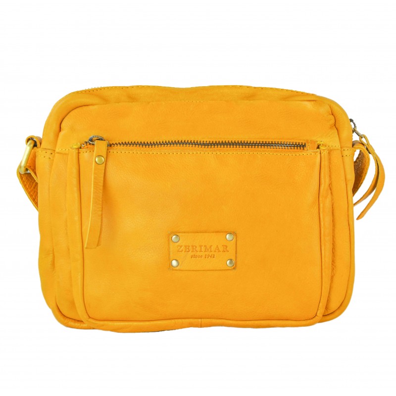 zerimar shoes Bolso de piel con multicremallera JAYCE 30x24x8 cm En línea