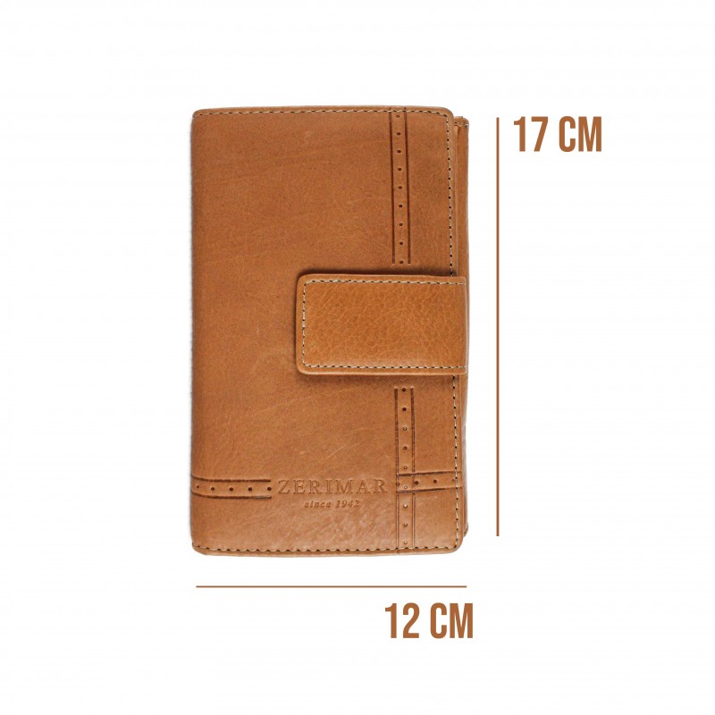 zerimar shoes Cartera de piel multiespacio puntitos 17x12 cm Ofertas