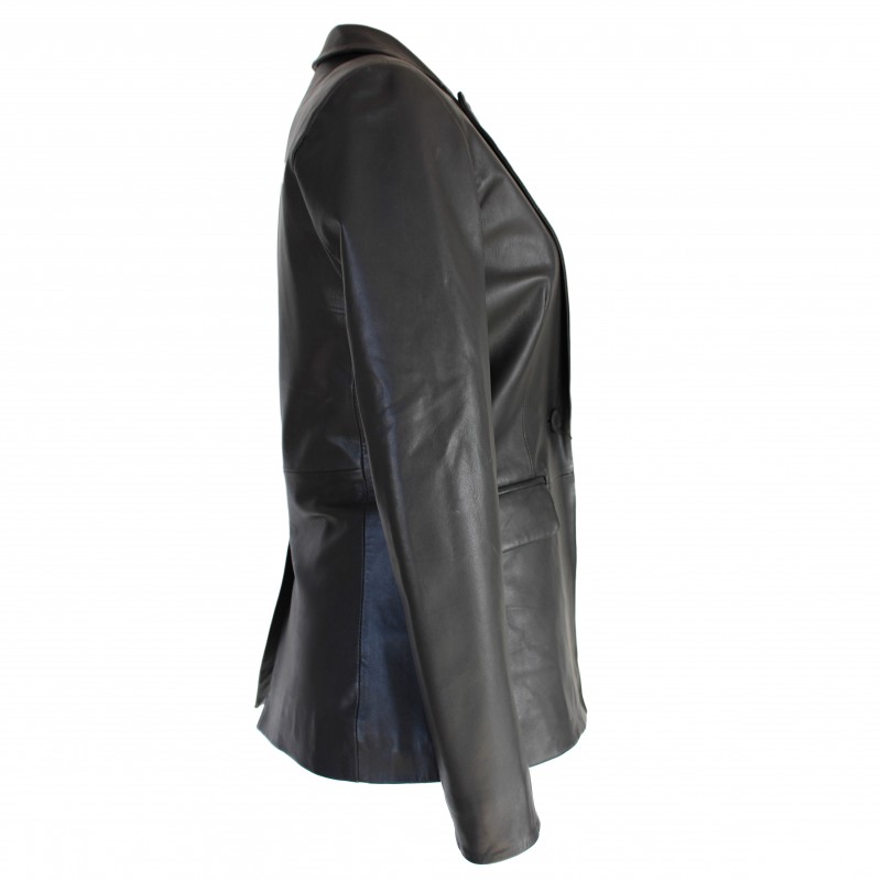 zerimar shoes Blazer de piel para mujer modelo VITTO Rebajas de fábrica