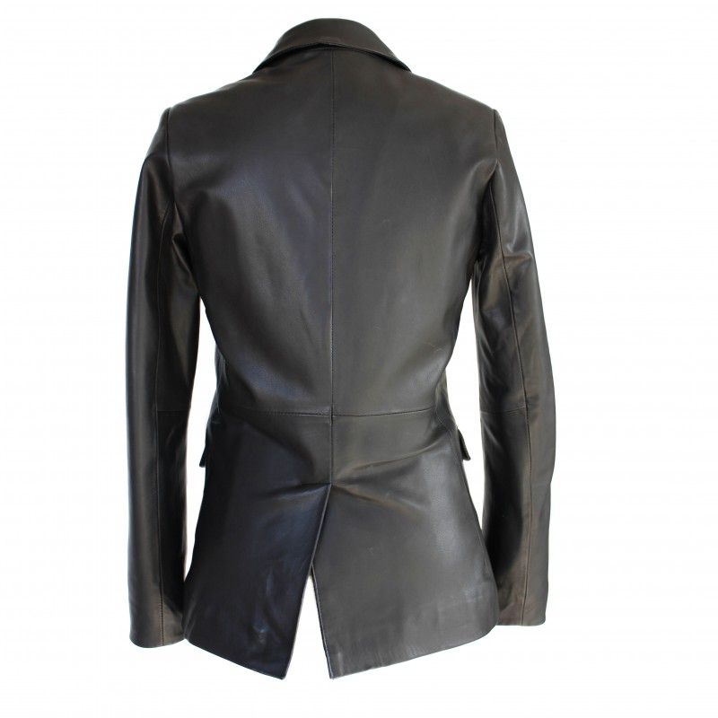 zerimar shoes Blazer de piel para mujer modelo VITTO Rebajas de fábrica