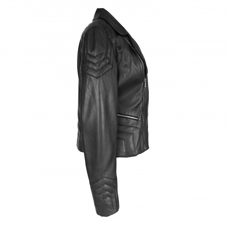 zerimar shoes Chaqueta heavy de piel modelo GARRID Ventas relámpago
