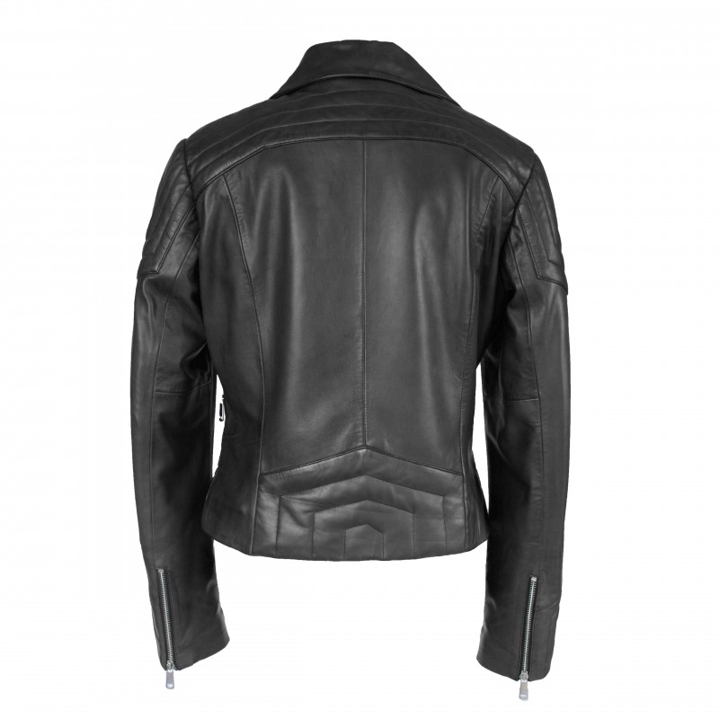 zerimar shoes Chaqueta heavy de piel modelo GARRID Ventas relámpago