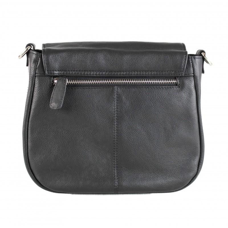 zerimar shoes Bolso bandolera de piel detalle cadena 24x5x21 cm Envío gratis