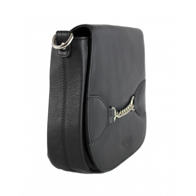 zerimar shoes Bolso bandolera de piel detalle cadena 24x5x21 cm Envío gratis