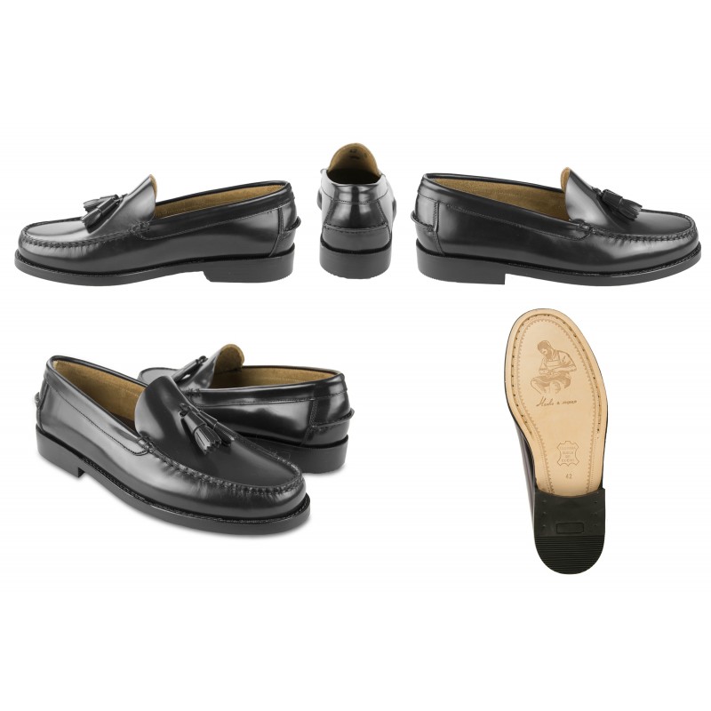zerimar shoes Mocasines de hombre con borlas y suela de cuero Grandes descuentos