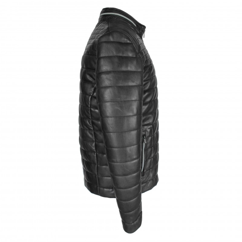 zerimar shoes Chaqueta de piel acolchada BLUEBERRY Oferta exclusiva