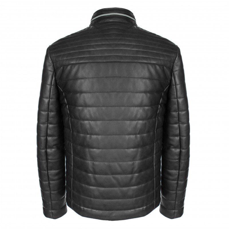 zerimar shoes Chaqueta de piel acolchada BLUEBERRY Oferta exclusiva