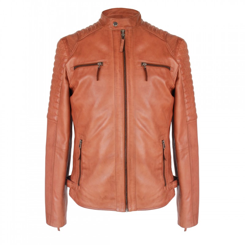 zerimar shoes Chaqueta de piel con acolchado PEAK