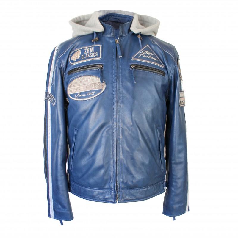 zerimar shoes Chaqueta de piel con parches WOBALL