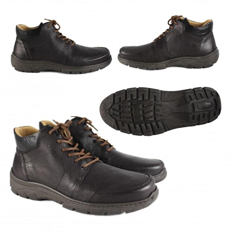 zerimar shoes Botín de cuero con cordones modelo SR En línea