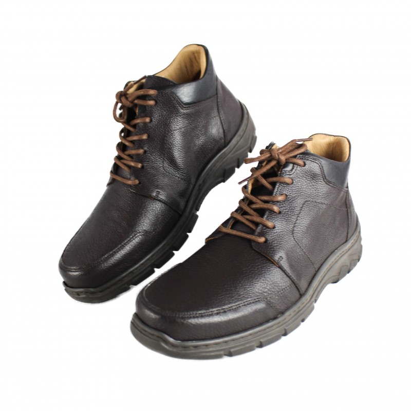 zerimar shoes Botín de cuero con cordones modelo SR En línea
