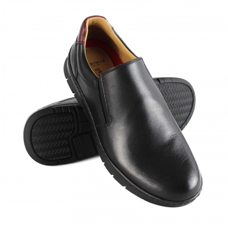 zerimar shoes Zapatos de piel con cierre elastico modelo BRUMA