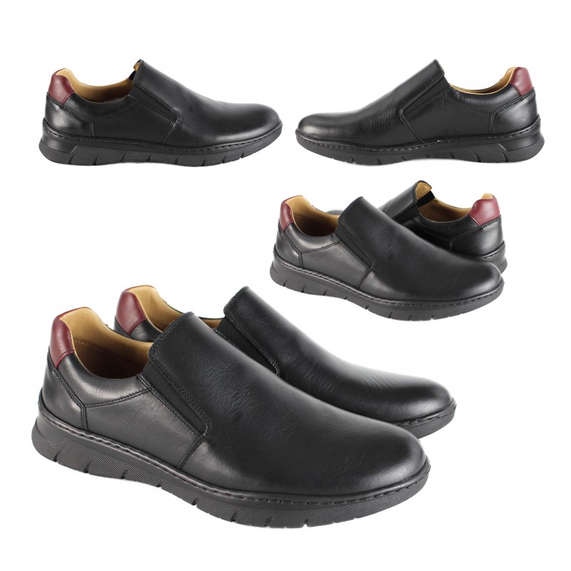 zerimar shoes Zapatos de piel con cierre elastico modelo BRUMA Outlet online