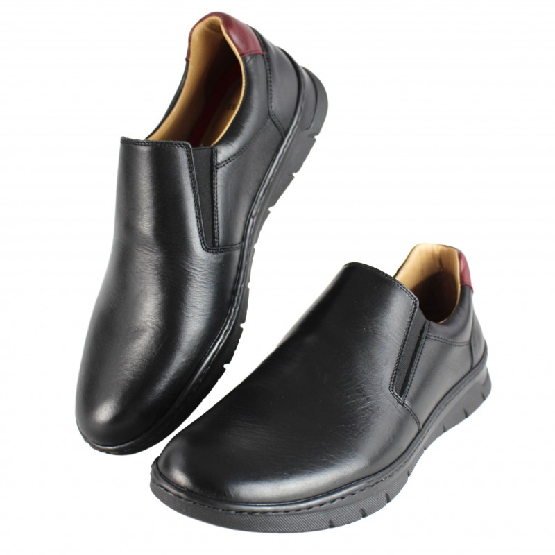 zerimar shoes Zapatos de piel con cierre elastico modelo BRUMA Outlet online