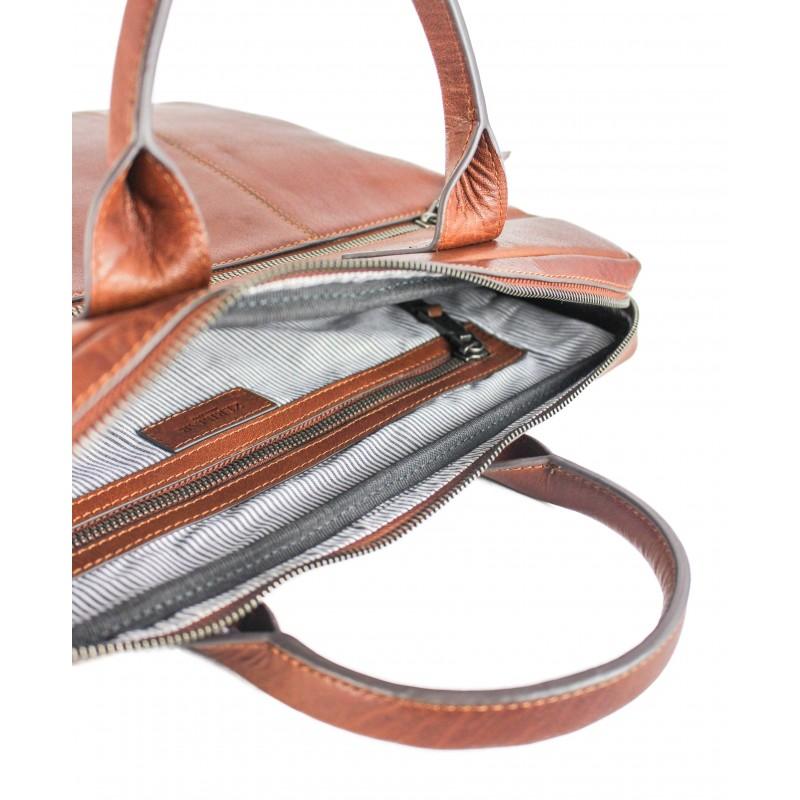 zerimar shoes Maletin de piel modelo BAMBO 40x5x31 cm En oferta