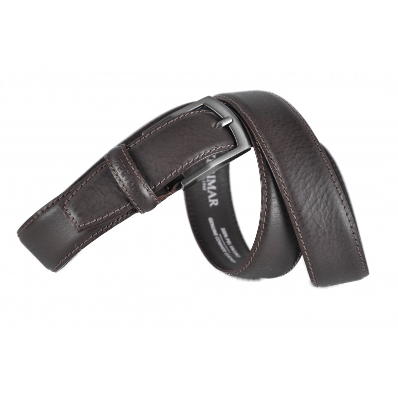 zerimar shoes Cinturon de piel anchura 34 mm DEUS Gran oferta