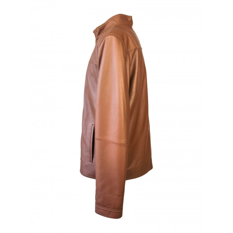 zerimar shoes Chaqueta de cuero con cremallera modelo PANPET Descuento