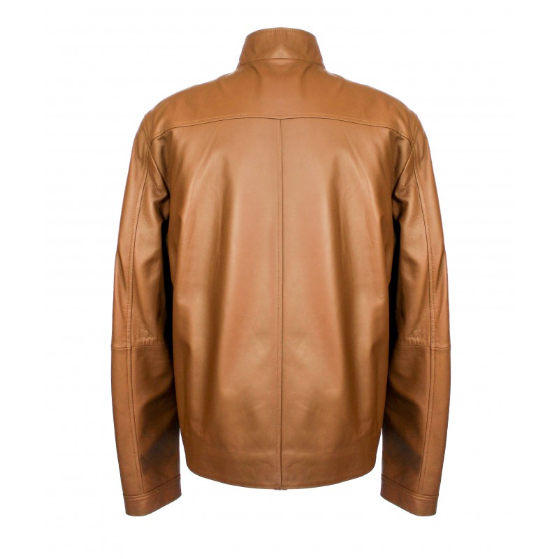 zerimar shoes Chaqueta de cuero con cremallera modelo PANPET Descuento