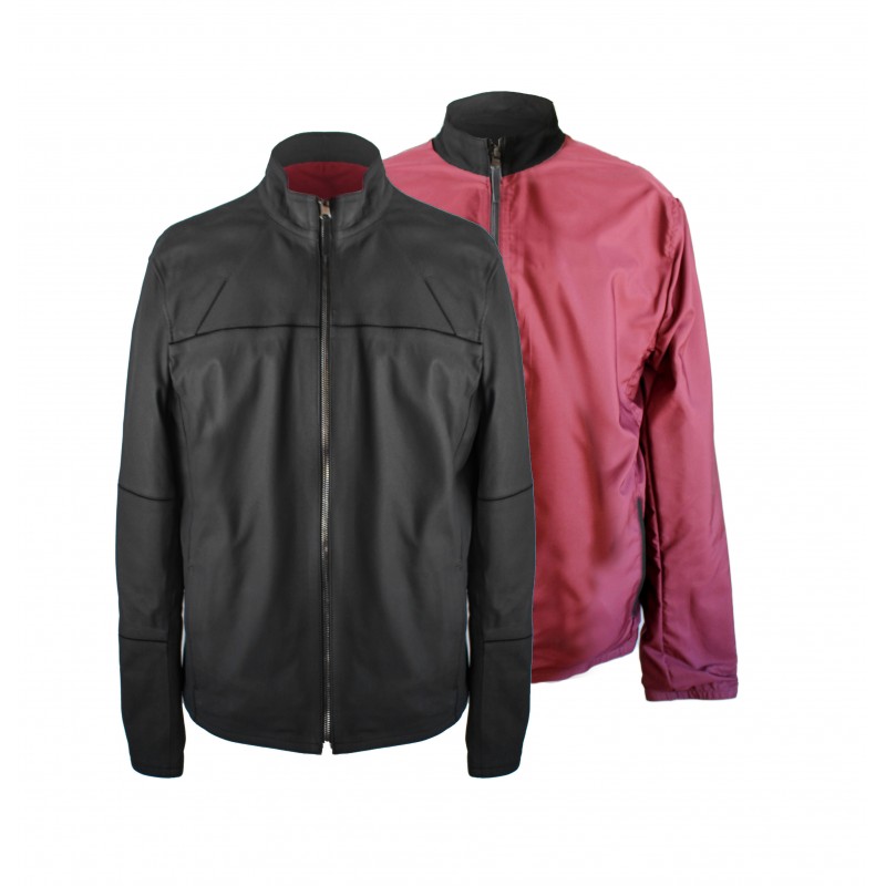 zerimar shoes Chaqueta de cuero reveresible bicolor BLAGRAN Liquidación