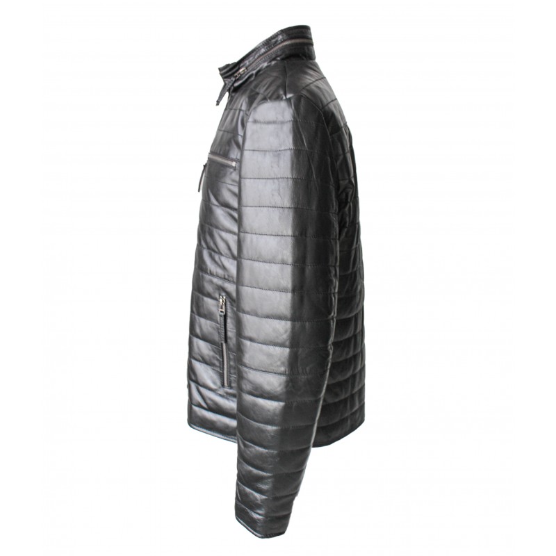 zerimar shoes Chaqueta de cuero con cremallera modelo FORMI Oferta especial