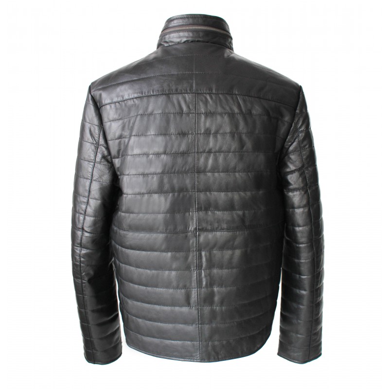 zerimar shoes Chaqueta de cuero con cremallera modelo FORMI Oferta especial