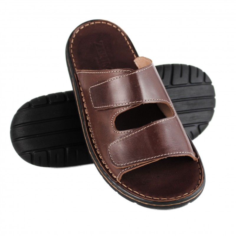 zerimar shoes Sandalia de piel ajustable con velcro modelo JOUSKA