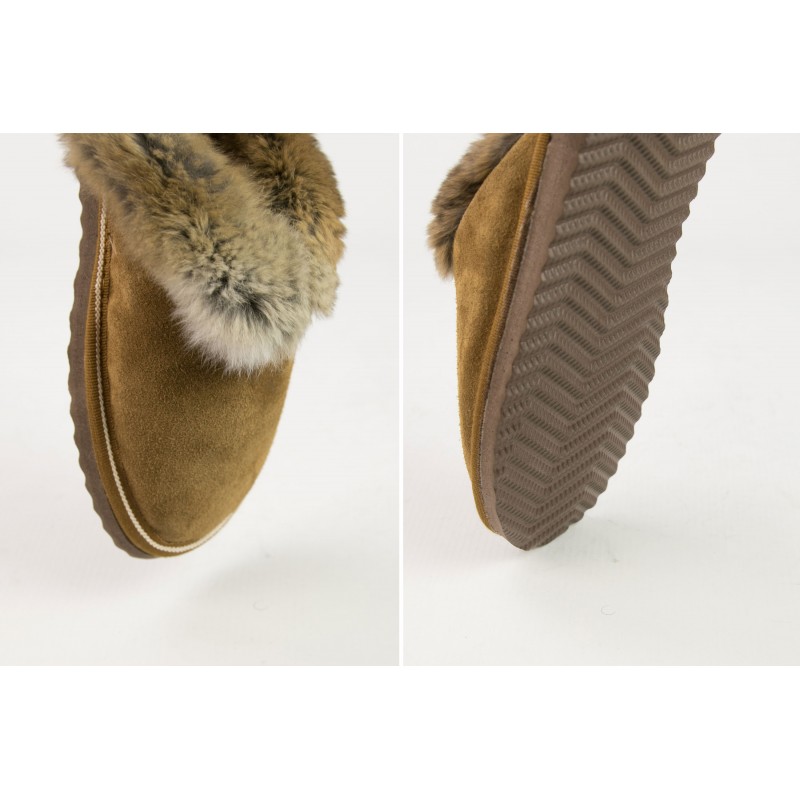 zerimar shoes Zapatillas abiertas de piel Double Face invierno Liquidación