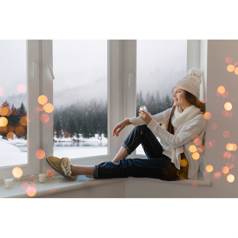 zerimar shoes Zapatillas abiertas de piel Double Face invierno Liquidación