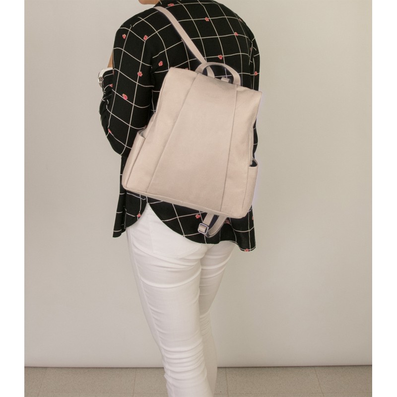 zerimar shoes Mochila de piel natural con cierre trasero antirrobo Envío internacional gratuito