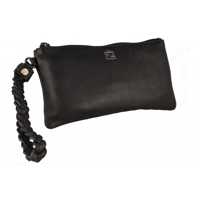 zerimar shoes Cartera de mano con asa corta y cremallera 21x12 cm