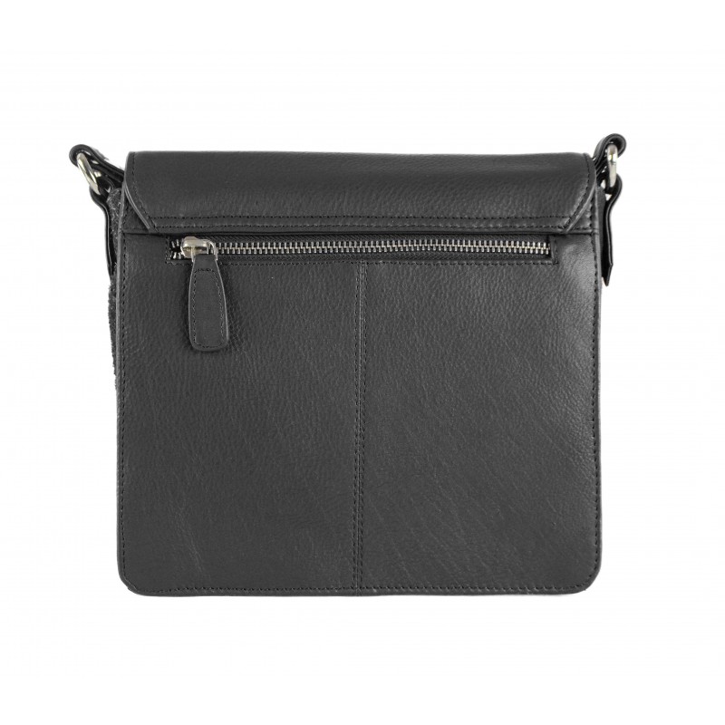 zerimar shoes Bolso bandolera de piel combinado 23x5x21 cm Ofertas especiales