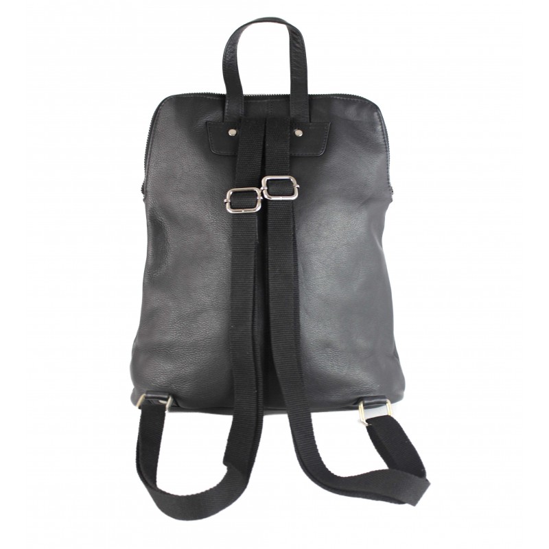 zerimar shoes Mochila de piel cremallera 30x12x35 cm Rebajas de fin de temporada