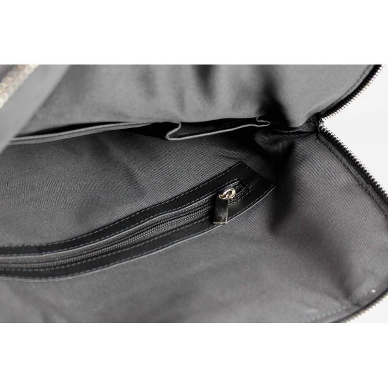 zerimar shoes Mochila de piel cremallera 30x12x35 cm Rebajas de fin de temporada