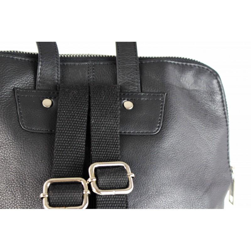 zerimar shoes Mochila de piel cremallera 30x12x35 cm Rebajas de fin de temporada