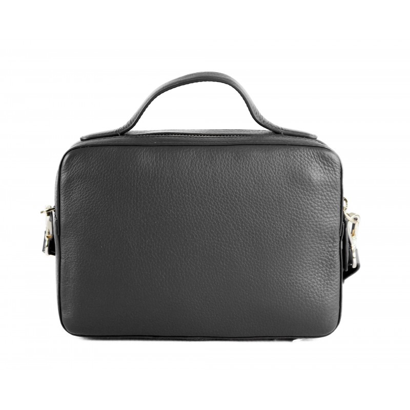 zerimar shoes Bolso de piel con doble cremallera 23x9x15 cm Devoluciones gratuitas