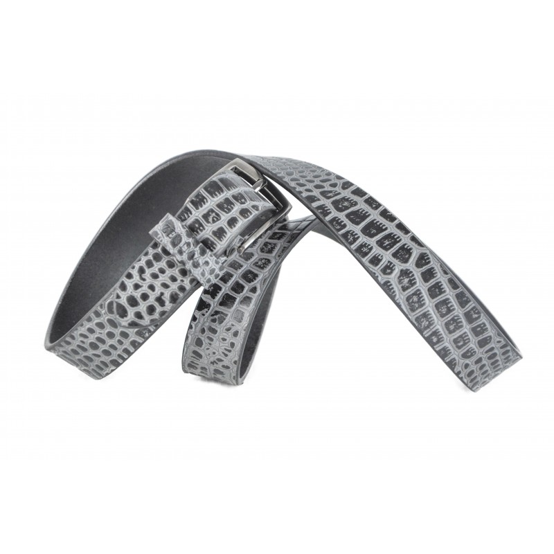 zerimar shoes Cinturon de piel grabado modelo CRYSIS En línea