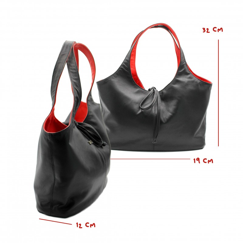 zerimar shoes Bolso reversible de piel 32x19x12 cm modelo IMPERIO Outlet online