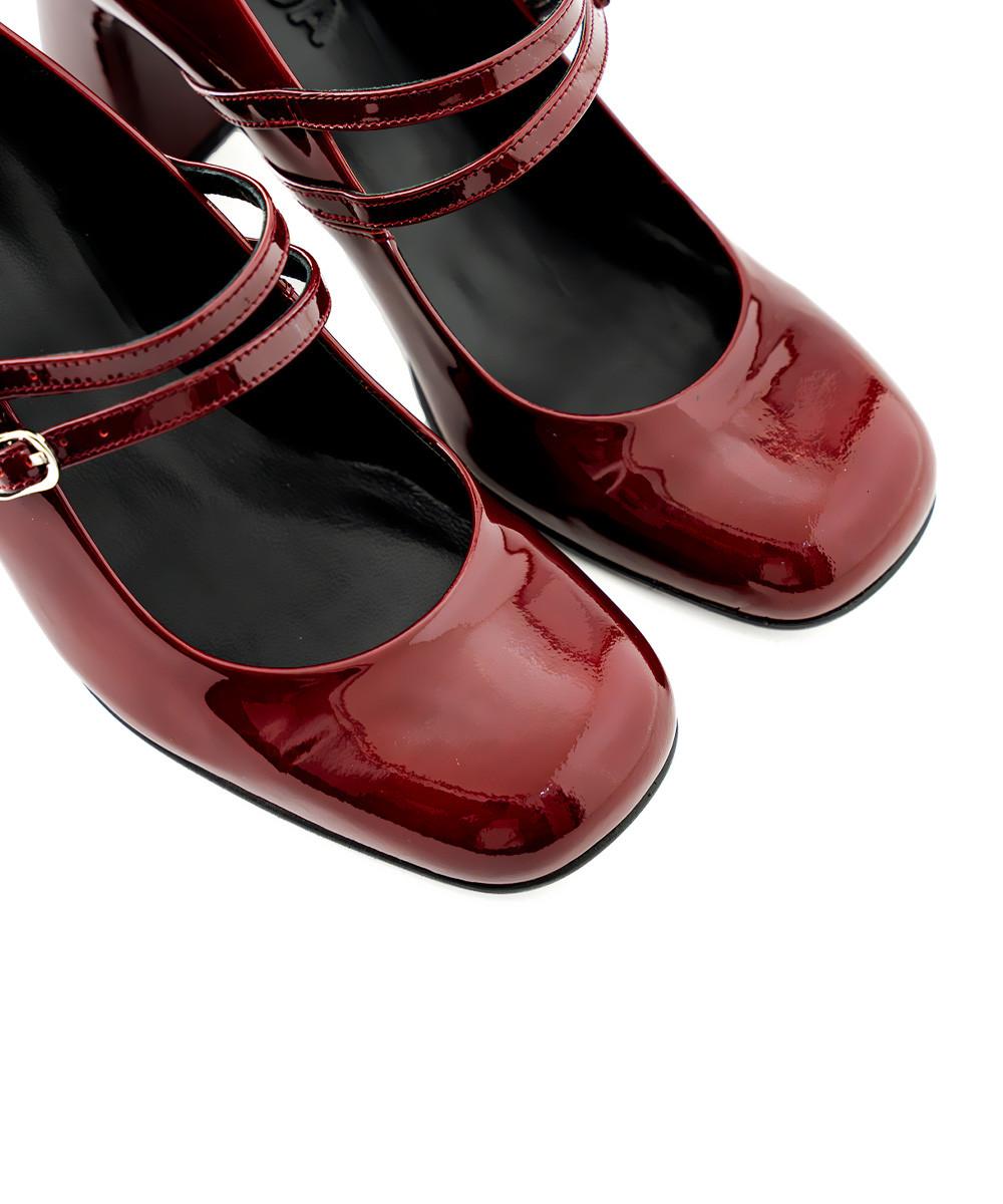 zinda Mary Jane de charol rojo ÚLTIMAS EDICIONES