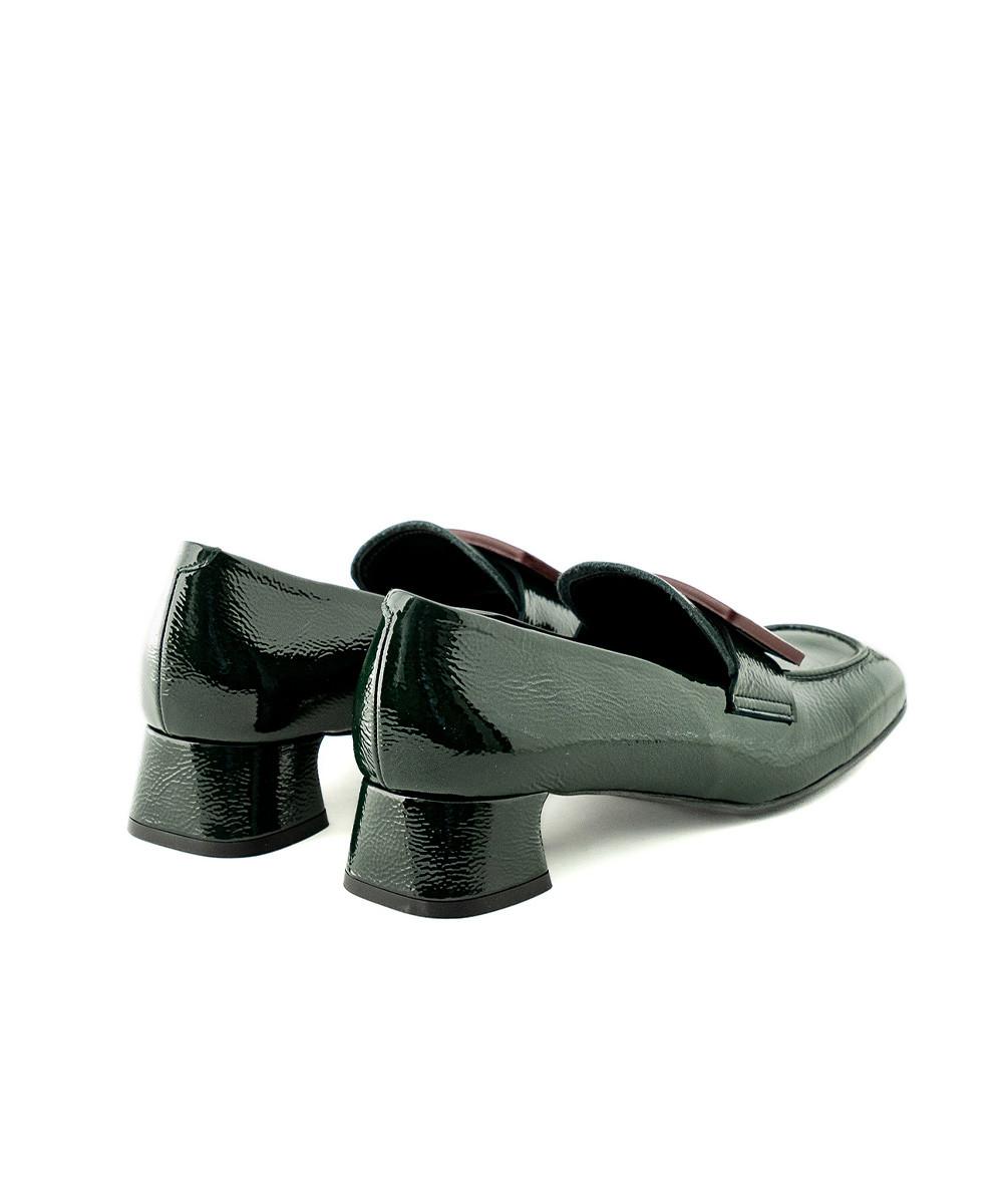 zinda Mocasín de piel verde Descuentos del mes