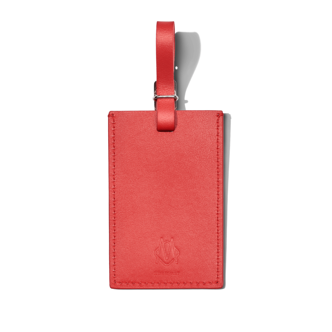Rimowa Etiqueta de equipaje de cuero personalizada rojo paprika Tienda