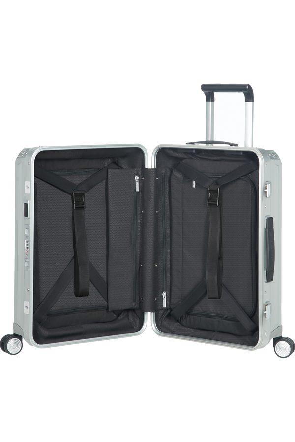 Samsonite Lite-Box Alu Maleta Spinner (4 ruedas) 55cm Oferta especial de fábrica